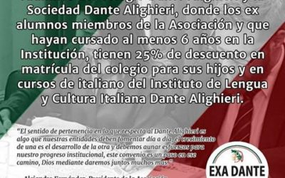 Convenio con la Asociación de Ex Alumnos del Colegio Dante Alighieri
